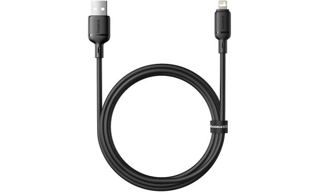 Baseus Silky Series Fast Charging Cable USB to Lightning 2.4A 1m - Black